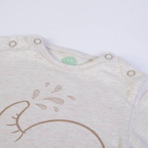Babygrow em Algodão com Abertura nos Ombros