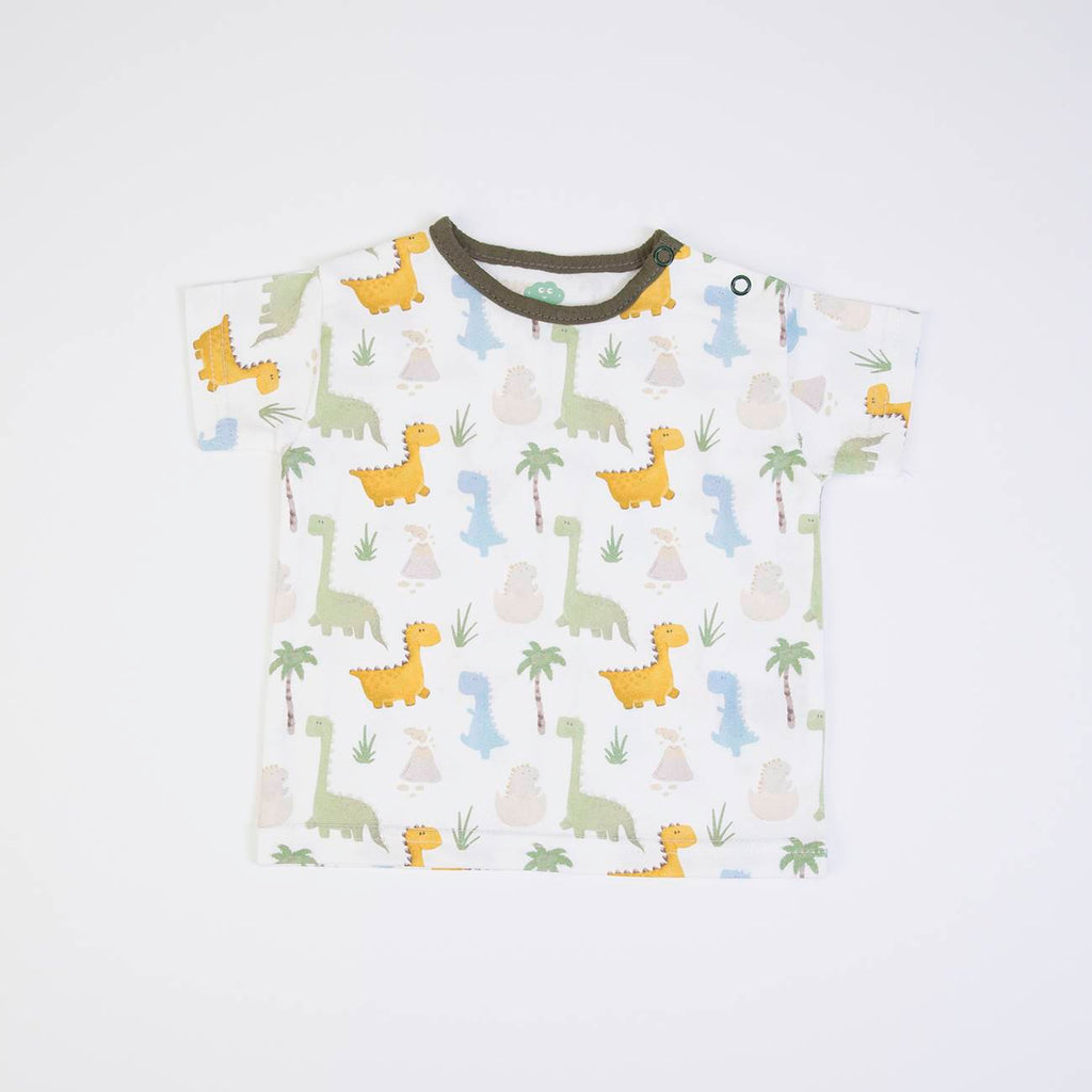 Conjunto Jardineira em Musselina + T-Shirt