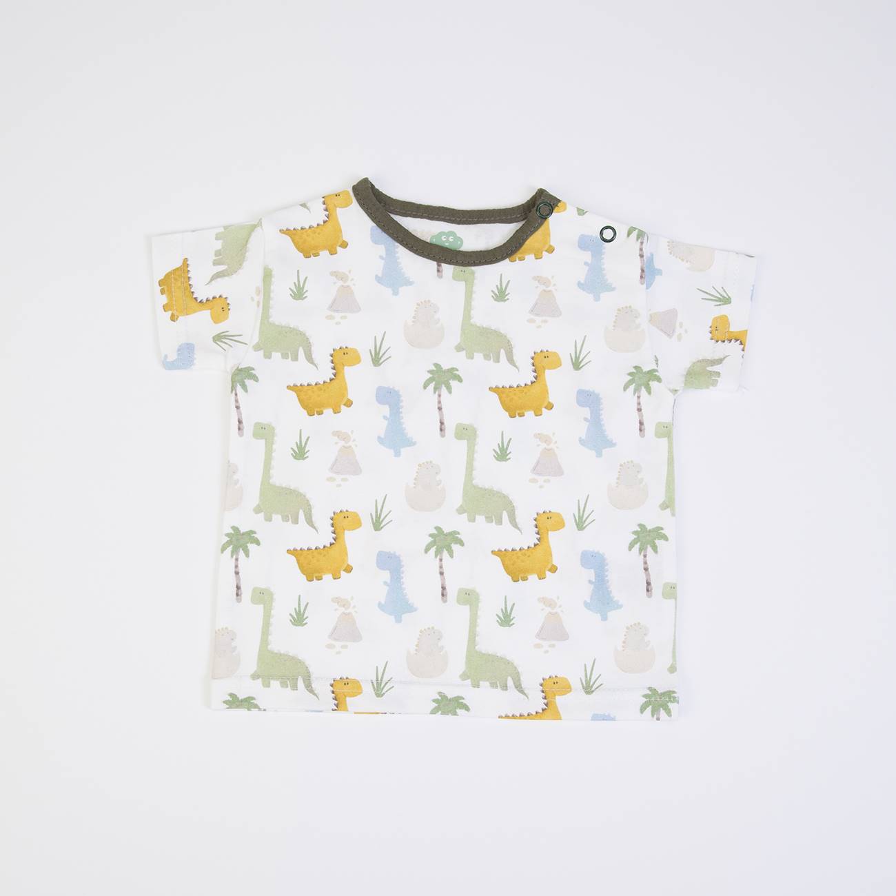 Conjunto Jardineira em Musselina + T-Shirt