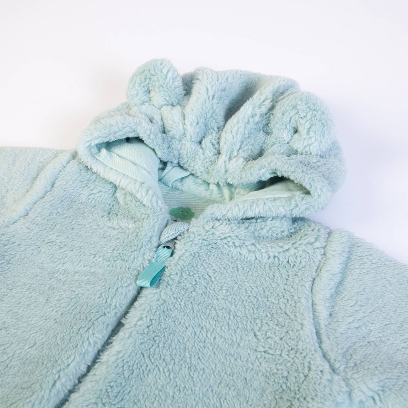 Babygrow em Pelo com Capuz   Abertura Frontal