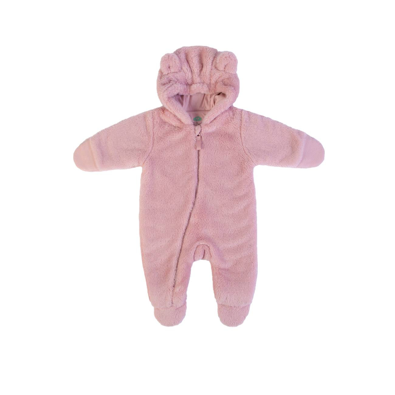 Babygrow em Pelo com Capuz   Abertura Frontal