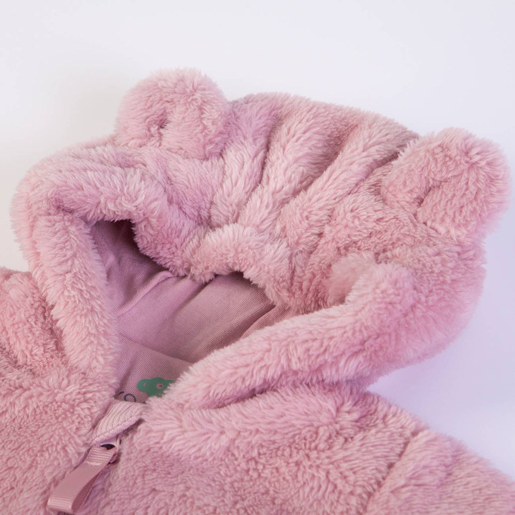 Babygrow em Pelo com Capuz   Abertura Frontal