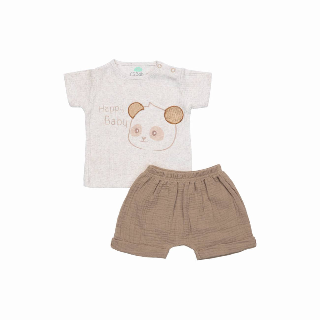 Conjunto Panda musselina