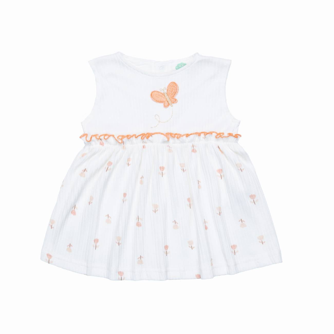 vestido organico borboleta