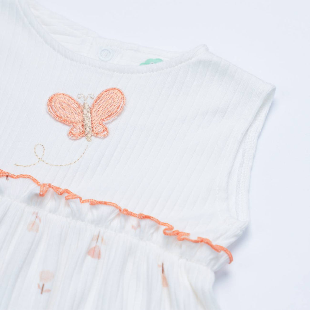 vestido organico borboleta