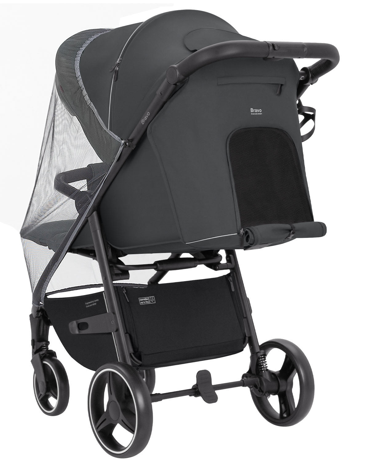 Carrinho de Bebé Carrello Bravo – Castle Beige