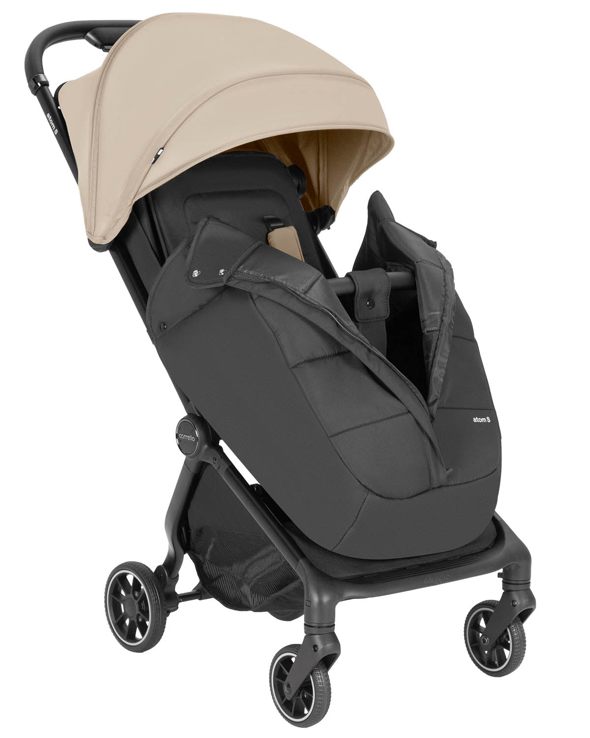 Carrinho de Bebé Carrello Atom S – Ceramic Beige
