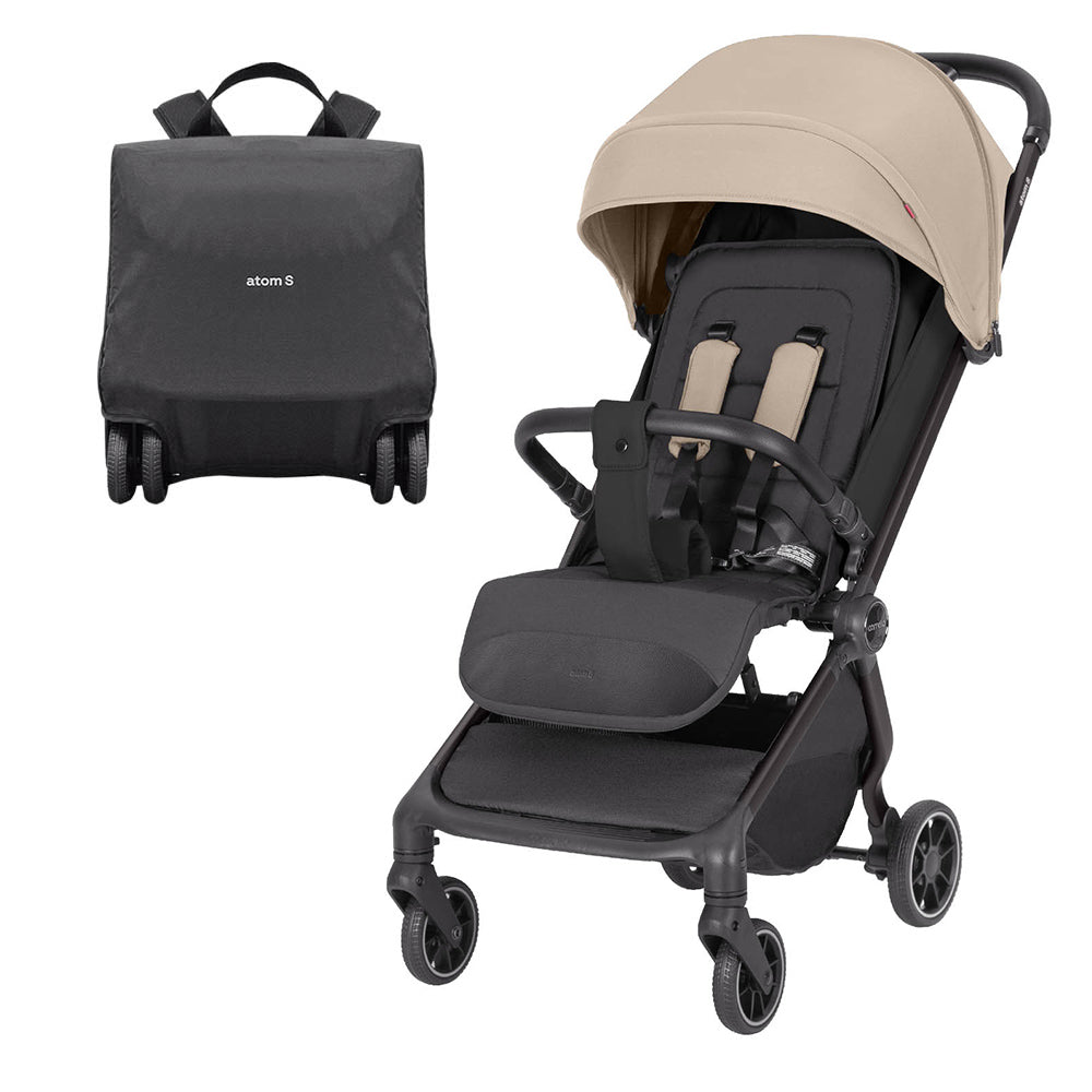 Carrinho de Bebé Carrello Atom S – Ceramic Beige