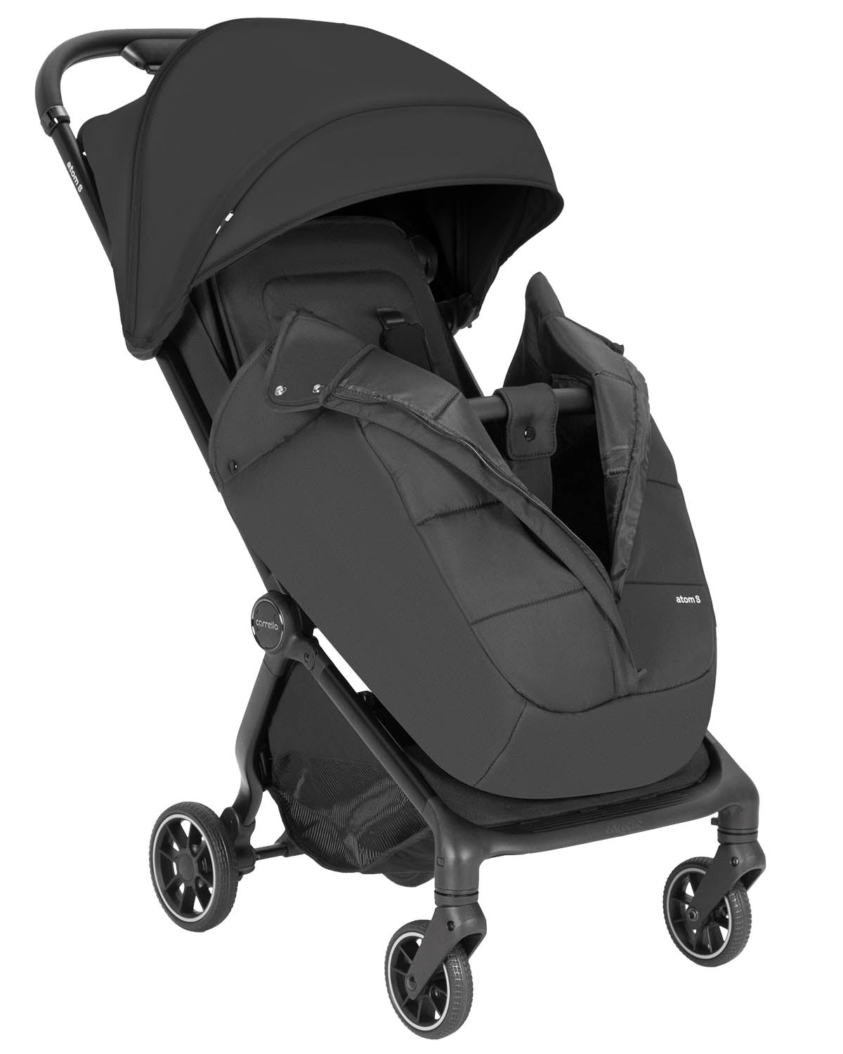Carrinho de Bebé Carrello Atom S – Storm Black